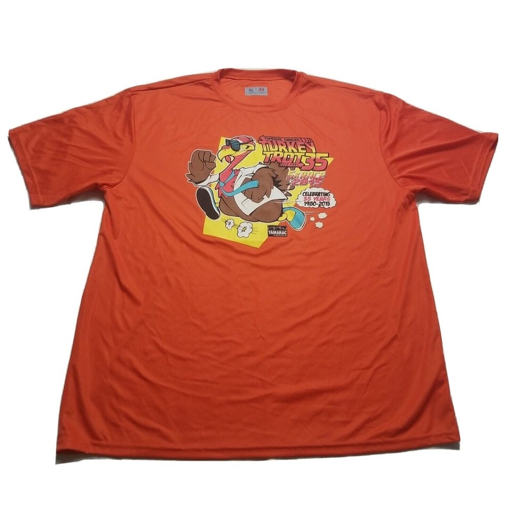 Tamarac turkey trot 35 5k  Run 2015 Race celebrating 35 years 1980-2015. Size XL